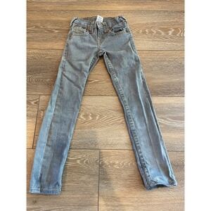 True‎ Religion gray straight leg jeans 8